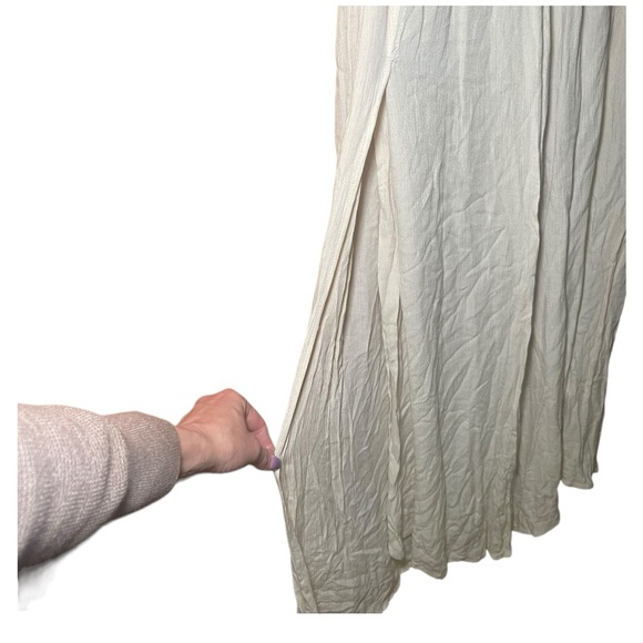 REWASH Wide Leg Pants with High Slits L NWT - Picture 3 of 7